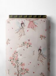 Fairy flower style with pink,green colors