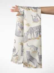 Tiger animal style with grey,yellow colors - Image 3