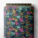 Leaf flower style with pink,green colors