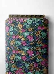 Leaf flower style with pink,green colors