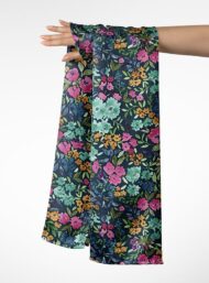 Leaf flower style with pink,green colors - Image 3