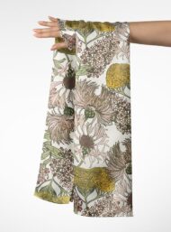 Bloom flower style with green,pink colors - Image 3