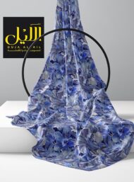 Bloom flower style with blue,white colors - Image 2