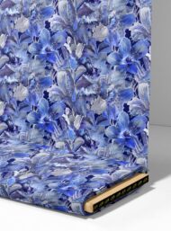 Bloom flower style with blue,white colors - Image 4