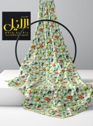 Flower mixed style with green,pink colors - Image 2