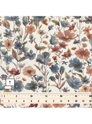 Petal flower style with blue,pink colors - Image 5