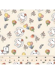 Dog animal style with pink,green colors - Image 5