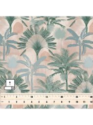 Palm nature style with green,pink colors - Image 5