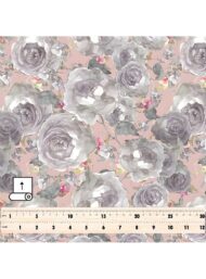 Rose flower style with grey, pink colors - Image 5