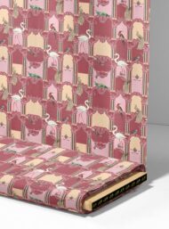 Bird flower style with pink,white colors - Image 4