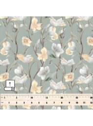 Petal flower style with white,green colors - Image 5