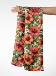 Petal flower style with red,green colors - Image 3