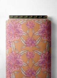 Petal flower style with pink, orange colors