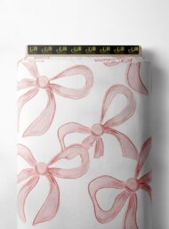 Bow others style with pink, white colors