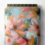 Petal flower style with pink,orange colors