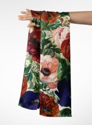 Petal flower style with red,green colors - Image 3