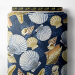 Starfish ocean and sky style with blue,yellow colors