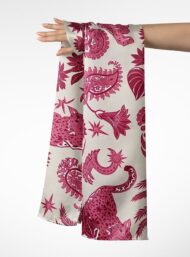 Leopard nature style with pink, red colors - Image 3