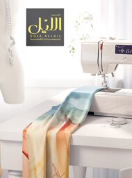 Flow abstract style with blue,orange colors - Image 7