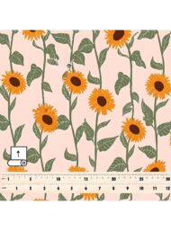 Sunflower flower style with orange,green colors - Image 5