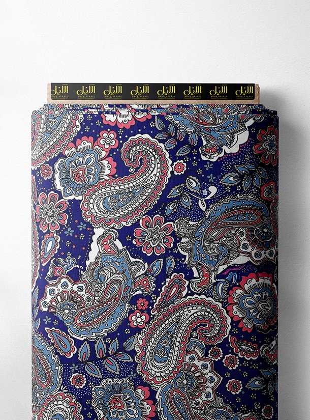 LAI01-1513_1-1.jpg Flower others style with blue,red colors - Image 1