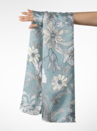 Bloom flower style with grey,white colors - Image 3