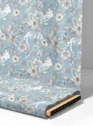 Bloom flower style with grey,white colors - Image 4