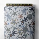 Starfish ocean and sky style with grey,blue colors
