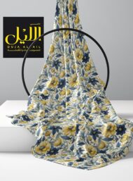 Petal flower style with yellow,blue colors - Image 2