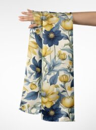 Petal flower style with yellow,blue colors - Image 3