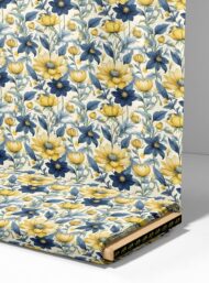 Petal flower style with yellow,blue colors - Image 4