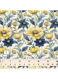 Petal flower style with yellow,blue colors - Image 5