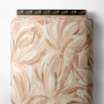 Petal flower style with brown,pink colors