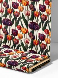 Tulip flower style with red,yellow colors - Image 4