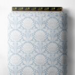 Bloom flower style with white colors