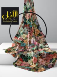 Petal flower style with pink,green colors - Image 2