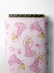 Princess flower style with pink, yellow colors