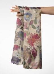 Petal flower style with pink, green colors - Image 3