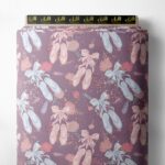 Ballet flower style with pink,blue colors