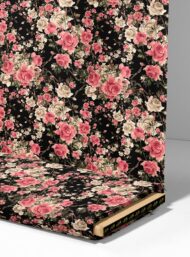 Rose flower style with pink,green colors - Image 4