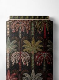 Palm nature style with green,red colors