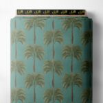 Palm nature style with green,brown colors