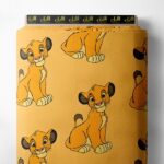 Lion animal style with orange,yellow colors