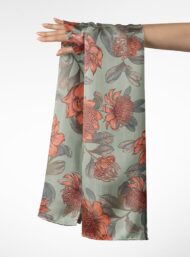 Bloom flower style with red,green colors - Image 3