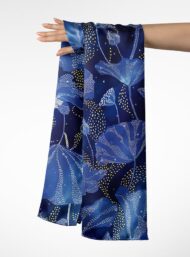 Petal flower style with blue,white colors - Image 3