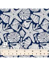 Starfish ocean and sky style with blue, white colors - Image 5