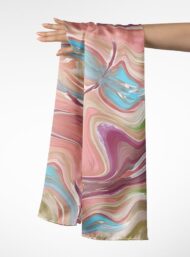 Flow abstract style with pink,brown colors - Image 3