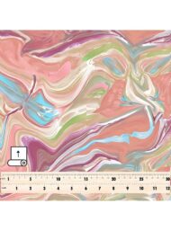 Flow abstract style with pink,brown colors - Image 5