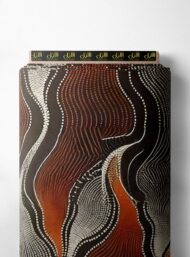 Wave abstract style with black,red colors