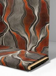 Wave abstract style with black,red colors - Image 4